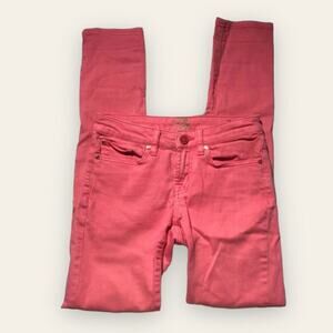 C. Wonder coral pink matchstick skinny jeans